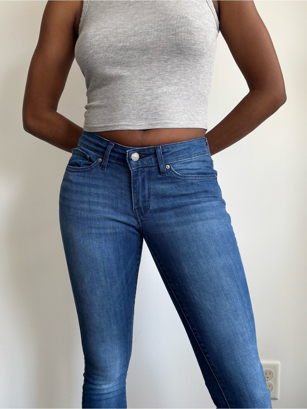 Levi's Women's Skinny Jeans - Medium Blue Wash